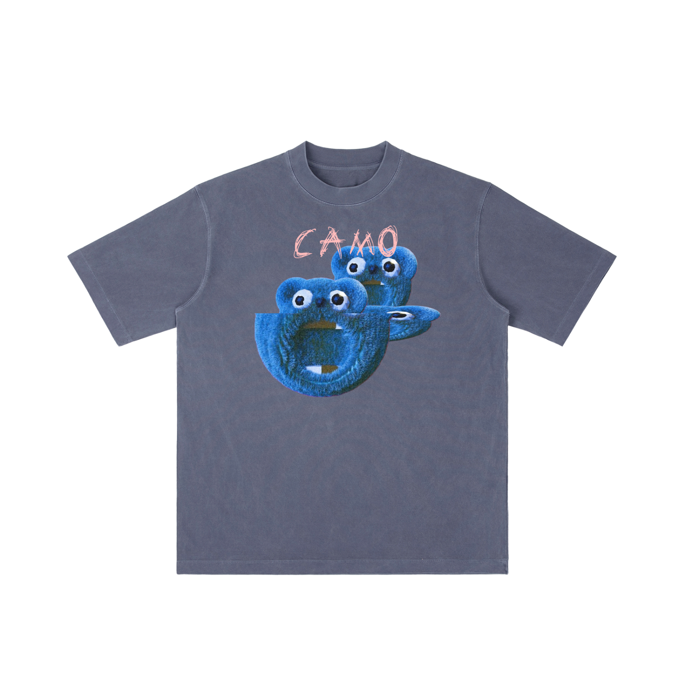 BLUE OUT BEAR TEE