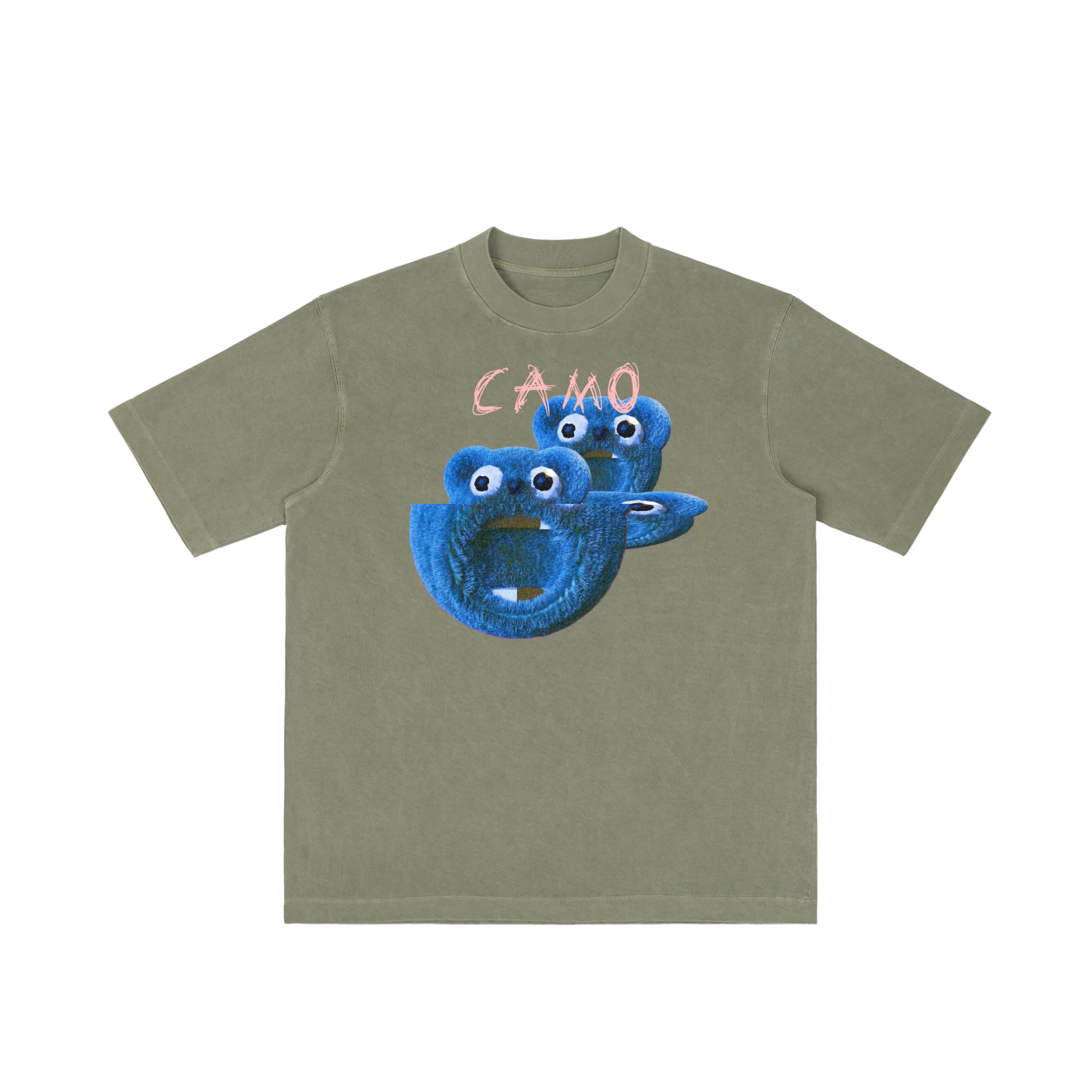 BLUE OUT BEAR TEE